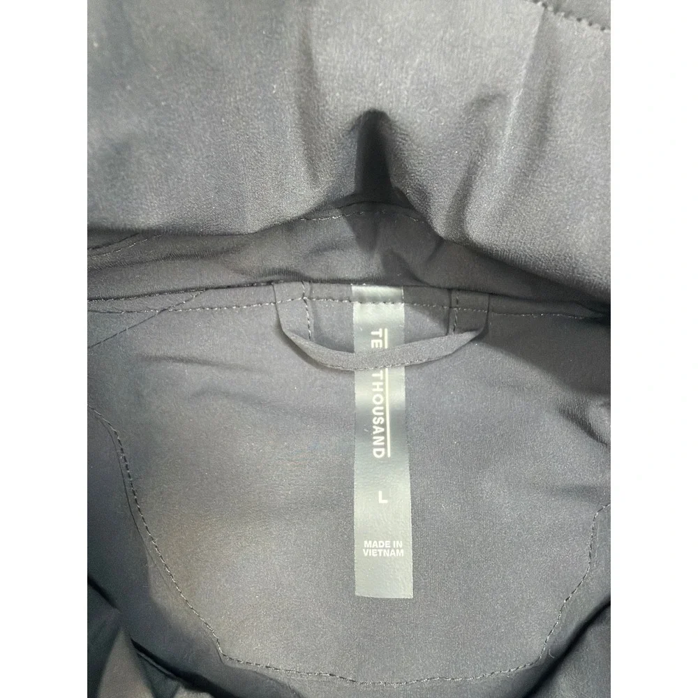 Ten Thousand Men's Concept Insulated Coaches Jacket Black Large NWT $198 Retail